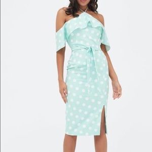 Lavish Alice midi dress w slit